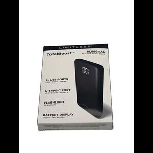 Limitless TotalBoost 10KmAh Portable Chargers w/ 20W Power Delivery